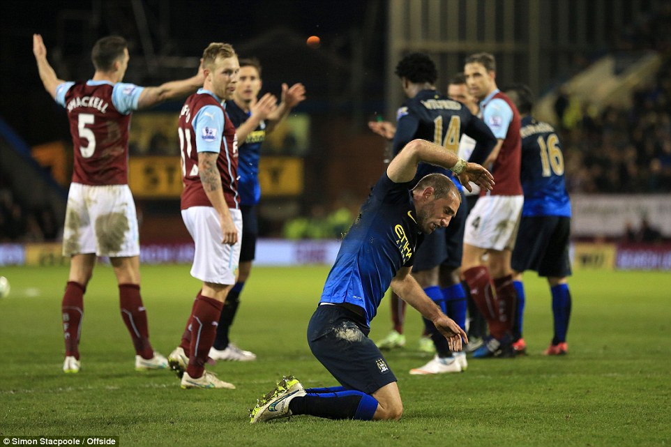 پابلو زابالتا|بِرنلی 1 - 0 منچستر سیتی / لیگ جزیره