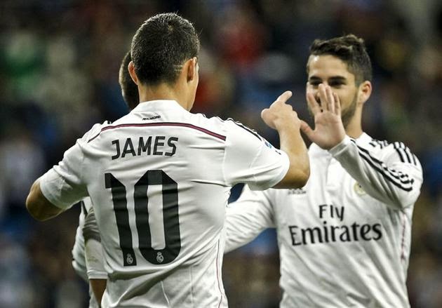 جیمز رودریگز|رئال مادرید 5 - 0 کُرنیا / جام حذفی