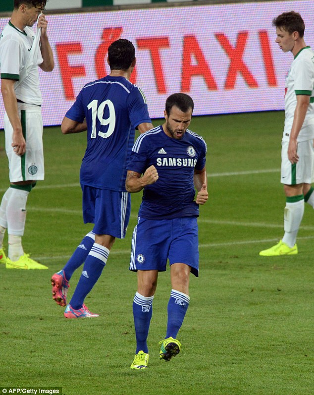 فرانسسک فابرگاس|فرنک‌واروس ۱ - ۲ چلسی/ دوستانه باشگاهی