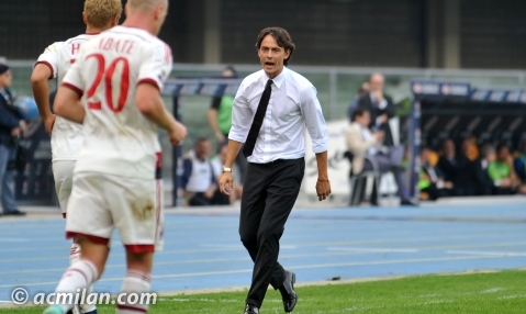 فیلیپو اینزاگی|ورونا ۱ - 3 آث میلان / سری آ