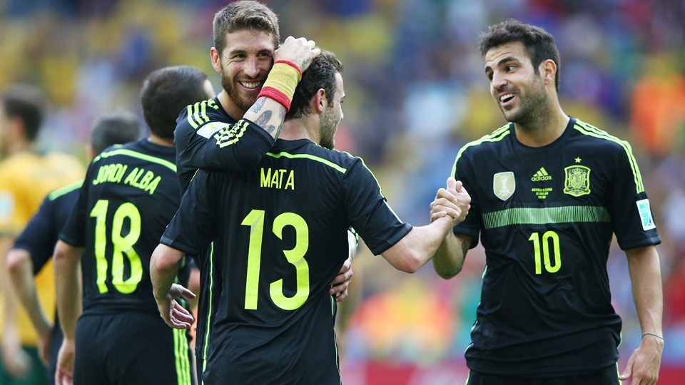 خوان ماتا|استرالیا 0-3 اسپانیا / مرحله گروهی جام جهانی