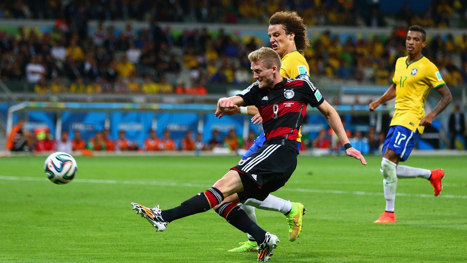 آندره شورله|لحظه باز شدن برزیل توسط مهاجم آلمان ، آندره شورله.