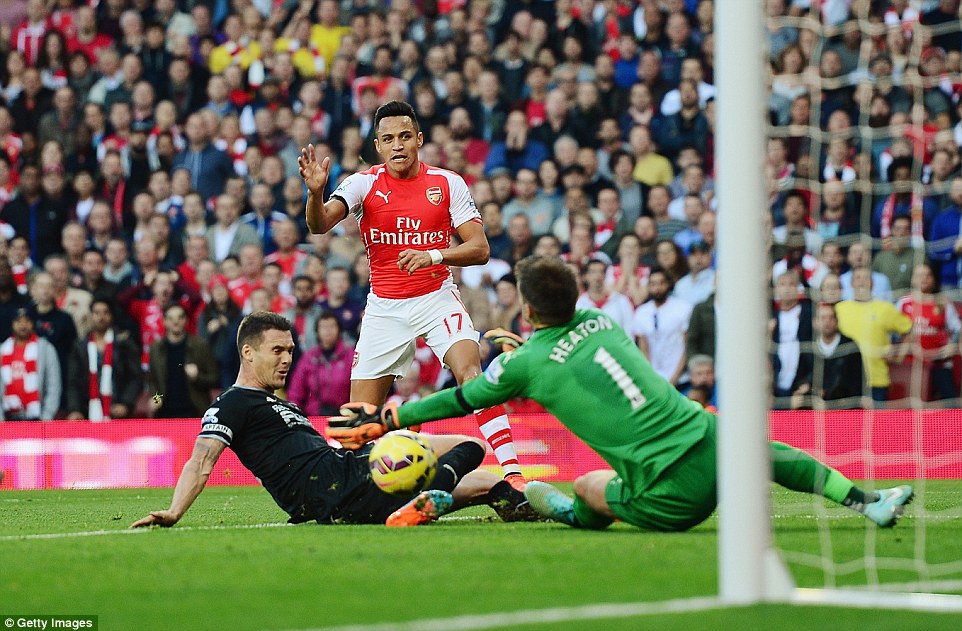 الکسیس سانچز|آرسنال 3 - 0 بِرنلی / لیگ جزیره