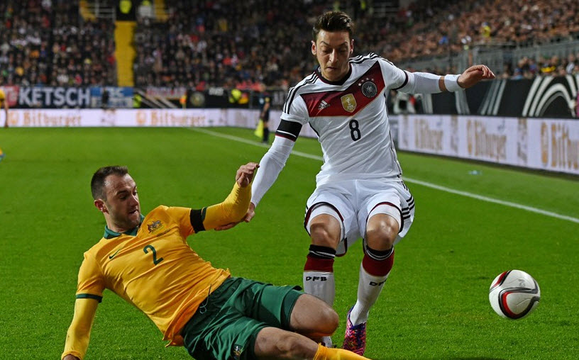 مسوت اوزیل|آلمان 2 - 2 استرالیا / دیدار دوستانه