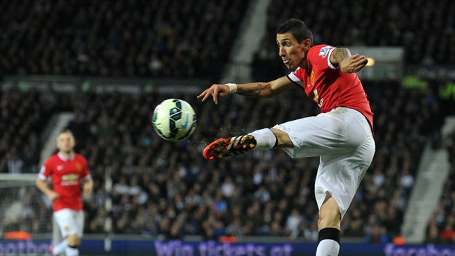 آنخل دی ماریا|وست‌بروم 2 - 2 منچستر یونایتد / لیگ جزیره