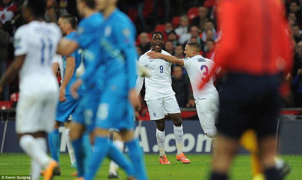 كيران گیبس|انگلستان 3 - 1 اسلوونی / مقدماتی جام ملت های اروپا