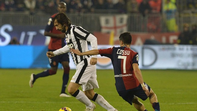 آندره آ پیرلو|کالیاری 1 - 3 یوونتوس / سری آ