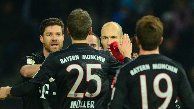 آرین روبن|هرتابرلين 0 - 1 بایرن مونیخ / بوندسلیگا