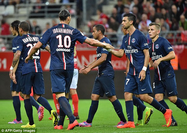 زلاتان ایبراهیموویچ|پاریس سن ژرمن 2-2 رنس / لوشامپيونه