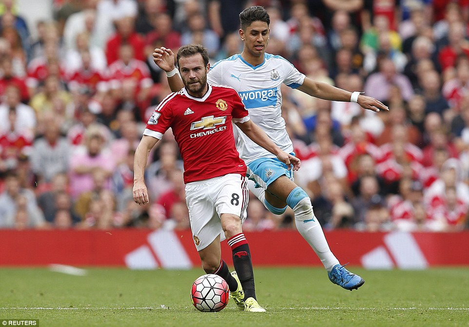 خوان ماتا|منچستر یونایتد 0 - 0 نیوکاسل / لیگ جزیره