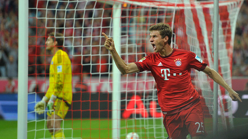 توماس مولر|بایرن مونیخ 5 - 0 هامبورگ / بوندسلیگای آلمان