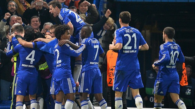 گری کی هیل|چلسی 2 - 2 پاریس سن ژرمن / لیگ قهرمانان