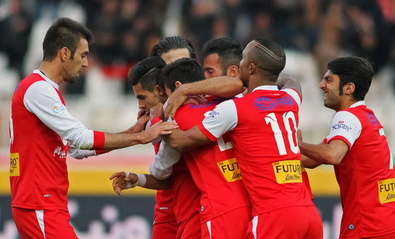 شادی بازیکنان تراکتور|تراکتورسازی تبریز 1 - 0 پرسپولیس تهران / لیگ برتر