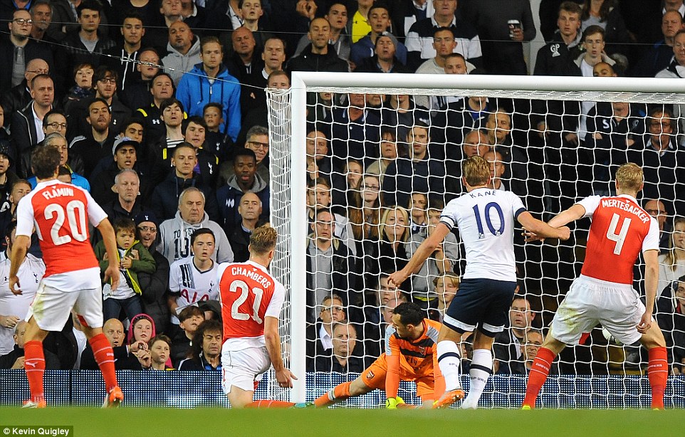 کالوم چمبرز|تاتنهام 1 - 2 آرسنال / جام اتحادیه