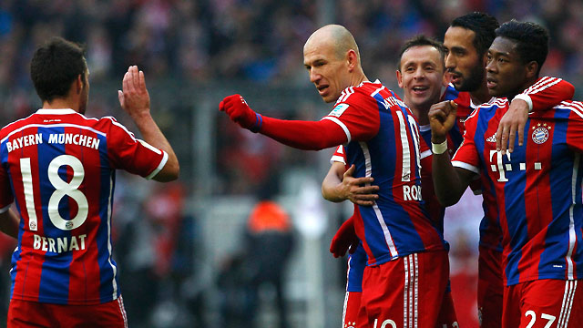 آرین روبن|بایرن مونیخ 8 - 0 هامبورگ / بوندسلیگا