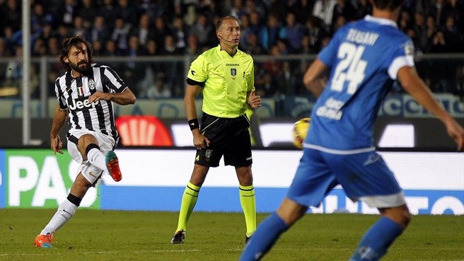 آندره آ پیرلو|اِمپولی 0 - 2 یوونتوس / سری آ