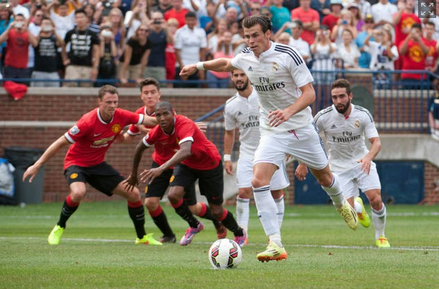 گرت بیل|منچستریونایتد 3-1 رئال مادرید / گینس کاپ