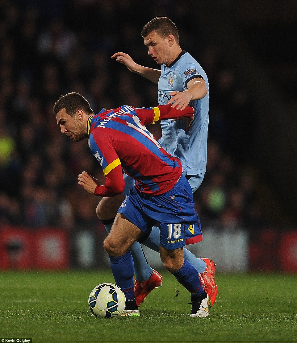 ادین ژکو|کریستال پالاس 2 - 1 منچستر سیتی / لیگ جزیره