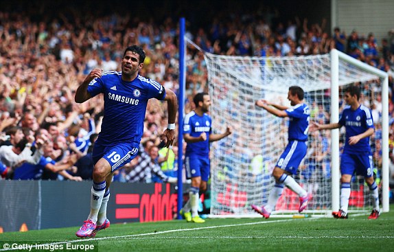 دیگو کوستا|چلسی 4 -2 سوانزی / لیگ جزیره