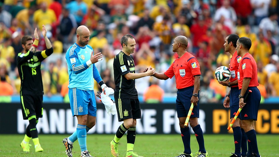 آندرس اینیستا - خوزه مانوئل رینا|استرالیا 0-3 اسپانیا / مرحله گروهی جام جهانی