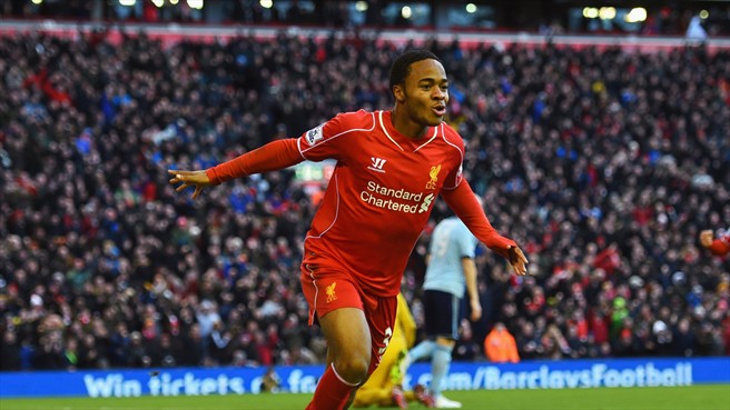 رحيم استرلینگ|لیورپول 2 - 0 وستهام / لیگ جزیره