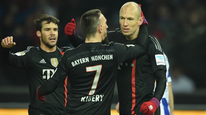 آرین روبن|هرتابرلين 0 - 1 بایرن مونیخ / بوندسلیگا