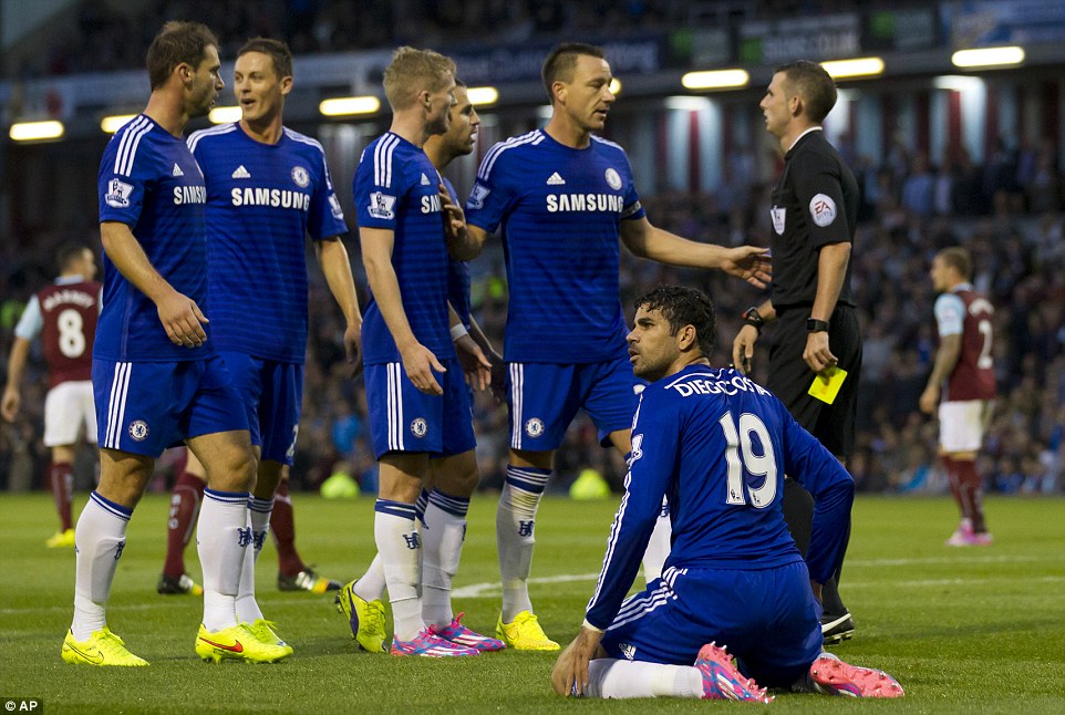 دیگو کاستا|برنلی 1-3 چلسی / لیگ جزیره