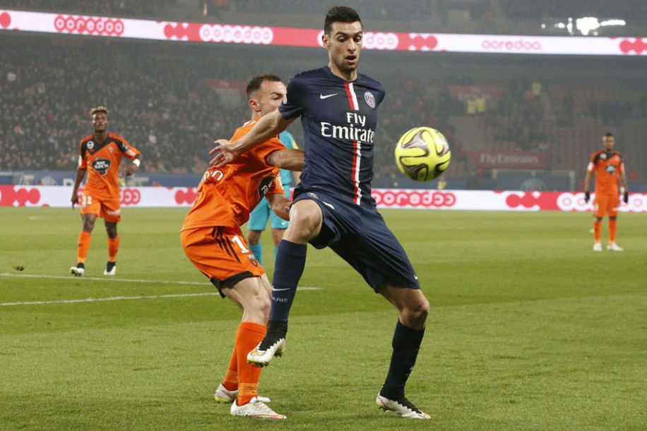 خاویر پاستوره|پاریس سن ژرمن 3 - 1 لورين / لوشامپونه