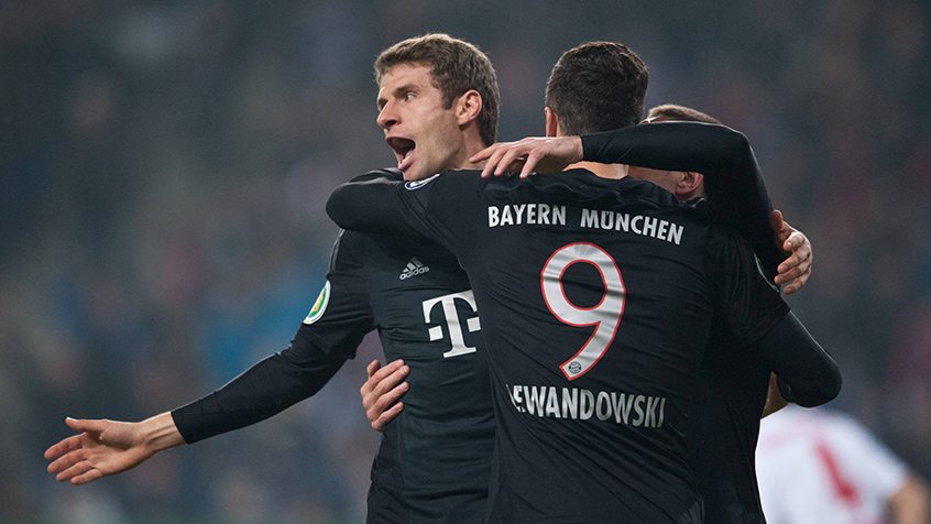 توماس مولر|هامبورگ 1 - 3 بایرن مونیخ / جام حذفی