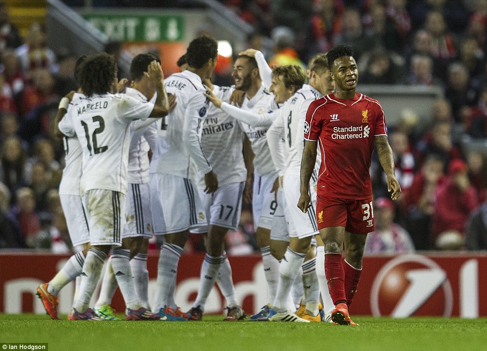 رحيم استرلینگ|لیورپول 0 - 3 رئال مادرید / لیگ قهرمانان