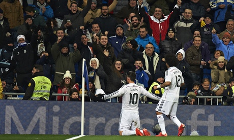 جیمز رودریگز|رئال مادرید 2 - 1 سه ویا / لالیگا