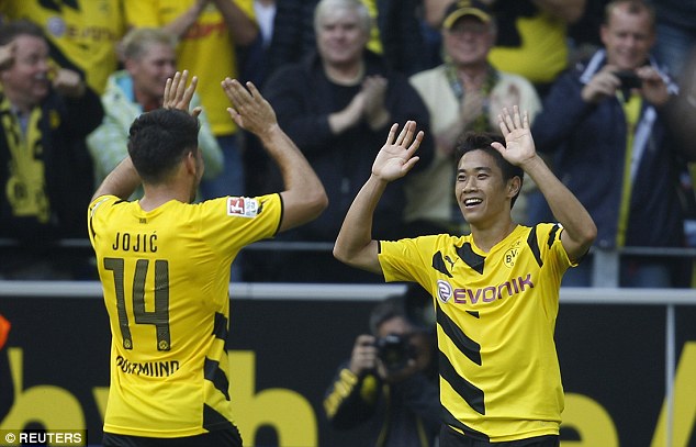 شینجی کاگوا|دورتموند 3-1 فرایبورگ/ بوندسلیگا