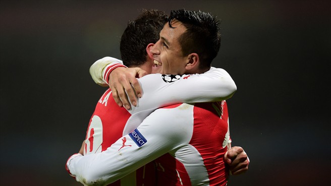 الکسیس سانچز - کازورلا|آرسنال 2 - 0 بوروسيا دورتموند / لیگ قهرمانان