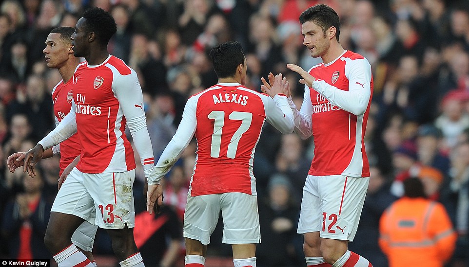 اليوير ژیرود|آرسنال 2 - 0 میدِلزبورو / جام حذفی