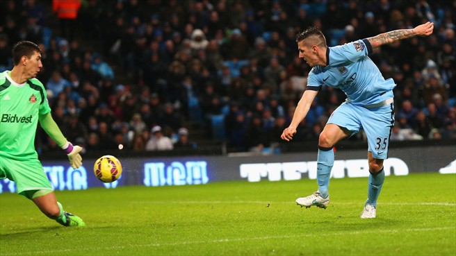 استفان یووتیچ|منچستر سیتی 3 - 2 ساندرلند / لیگ جزیره