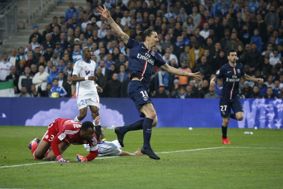 زلاتان ایبراهیموویچ|المپیک مارسی 2 - 3 پاریس سن ژرمن / لوشامپیونه