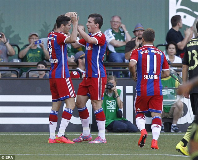 رابرت لواندوفسکی|ستارگان ام ال اس 2-1 بایرن مونیخ / دیدار دوستانه