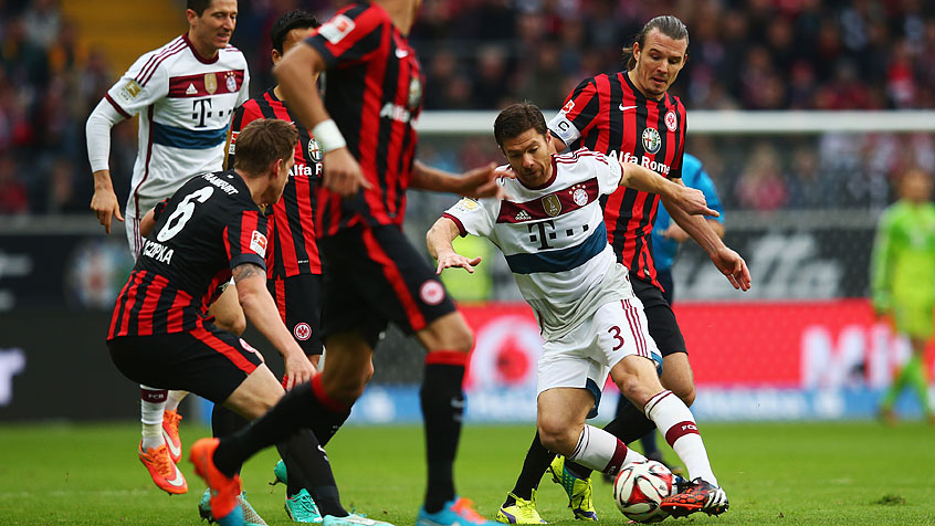 ژابی آلونسو|اینتراخت فرانکفورت 0 - 4 بایرن مونیخ / بوندسلیگا