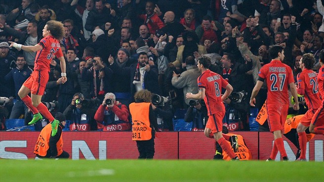 داوید لوئیز|چلسی 2 - 2 پاریس سن ژرمن / لیگ قهرمانان