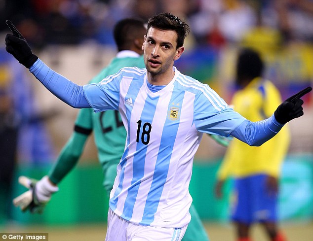 خاویر پاستوره|آرژانتین 2 - 1 اکوادور / دیدار دوستانه