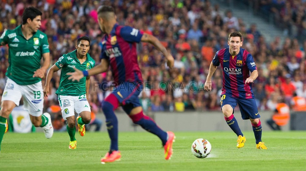 نیمار - لیونل مسی|بارسلونا 6-0 لئون / دیدار دوستانه