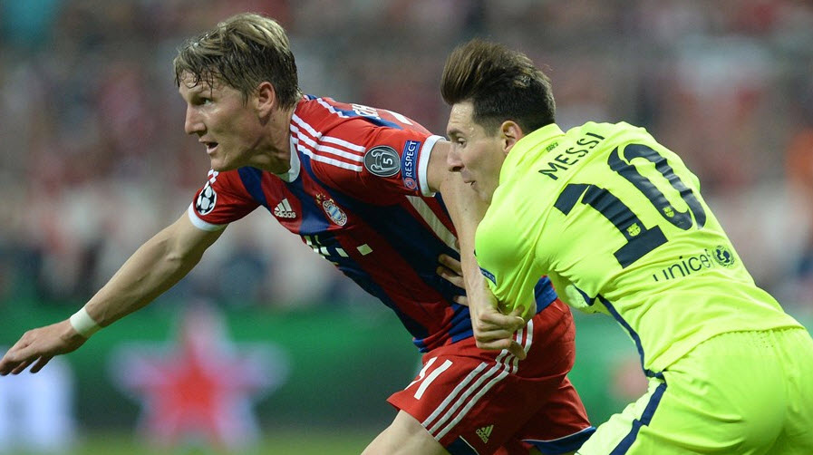 شواینشتایگر - لئو مسی|بایرن مونیخ 3 - 2 بارسلونا / لیگ قهرمانان