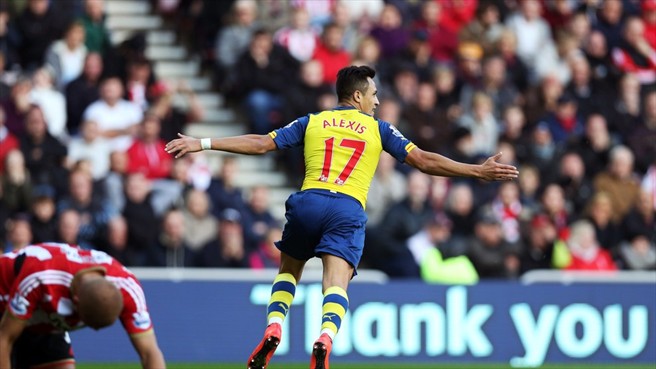 الکسیس سانچز|ساندرلند 0-2 آرسنال / لیگ جزیره