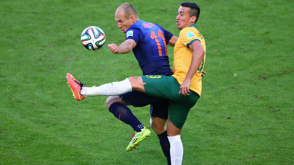 آرین روبن - داویدسون|استرالیا 2 –3 هلند / مرحله گروهی جام جهانی