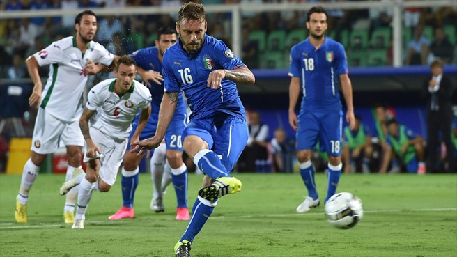 دانیله د روسی|ایتالیا 1 - 0 بلغارستان / مقدماتی یورو 2016
