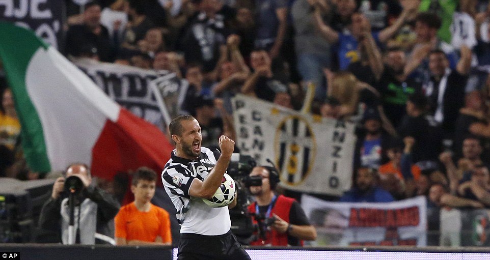 جورجیو کیه لینی|یوونتوس 2 - 1 لاتزیو / فینال جام حذفی