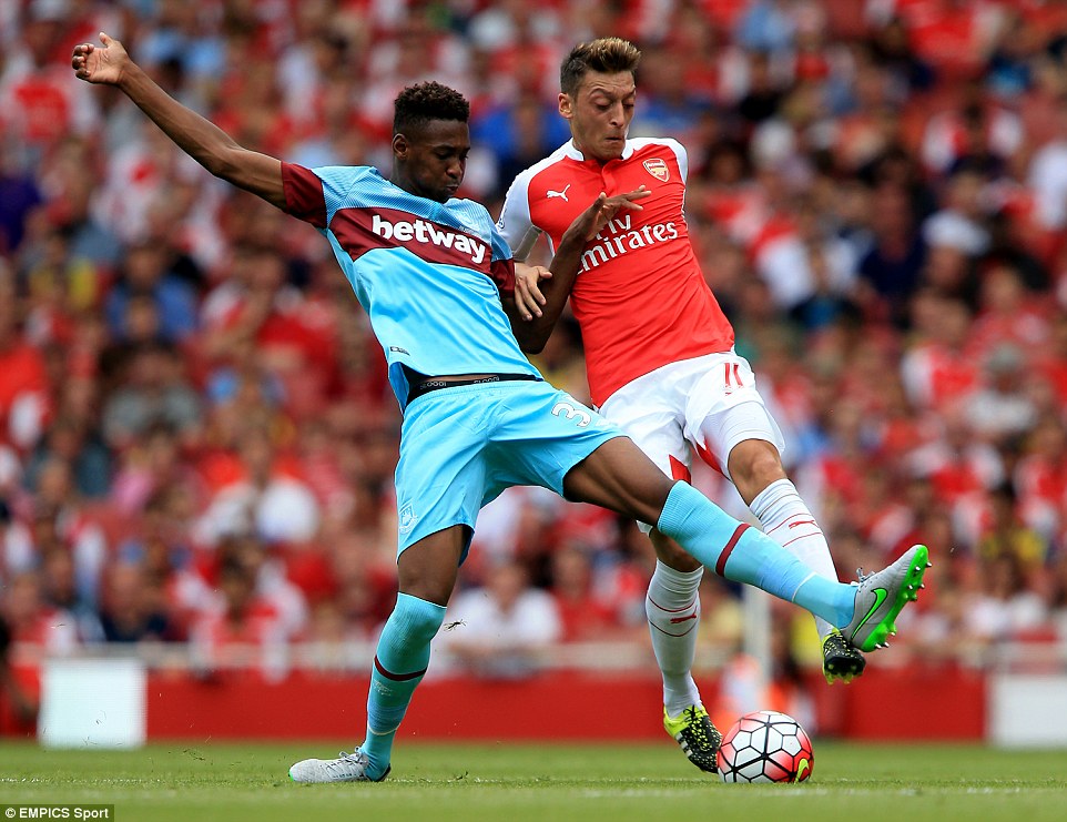 مسوت اوزیل|آرسنال 0 - 2 وستهام / لیگ برتر انگلستان