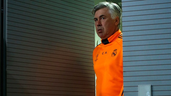 نشست مطبوعاتی سرمربی رئال پیش از فینال لیگ قهرمانان اروپا|کارلو آنجلوتی در کنفرانس مطبوعاتی پیش از دیدار تیمش برابر اتلتیکو مادرید در فینال لیگ قهرمانان اروپا با خبرنگاران دیدار می کند.