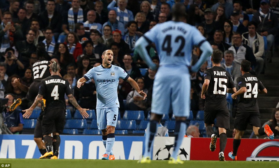 پابلو خاویر زابالتا|منچسترسیتی 1-1 آ اس رم / لیگ قهرمانان