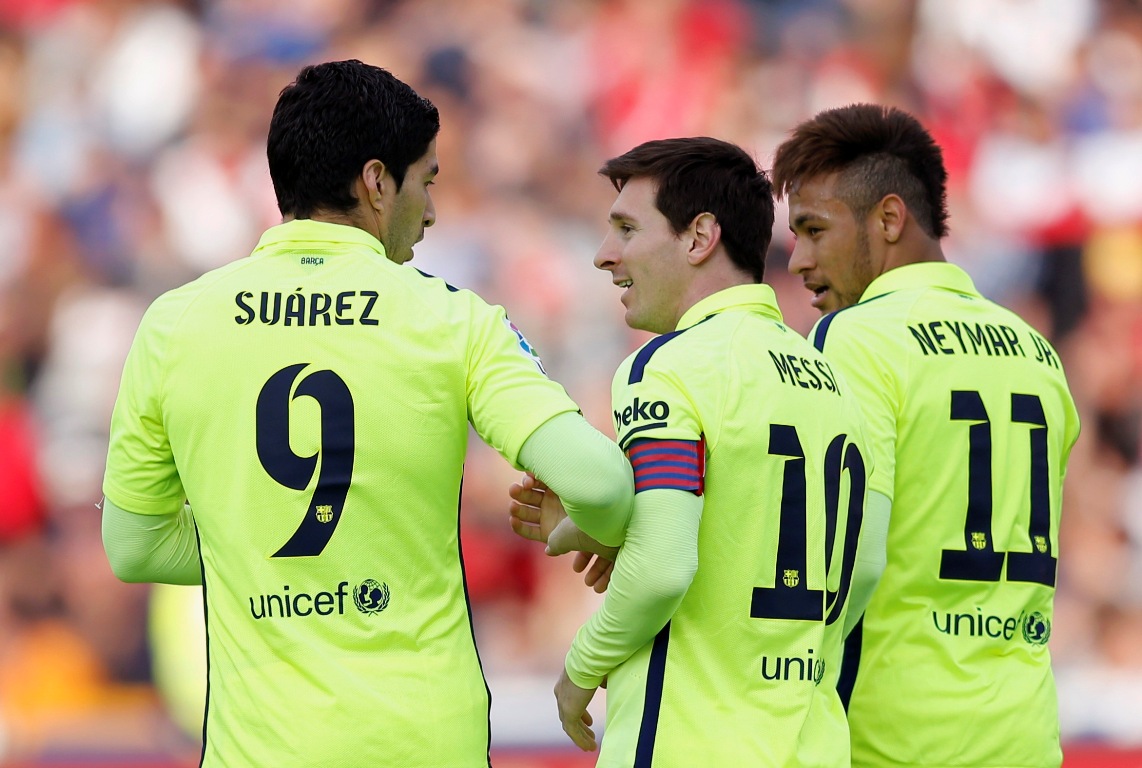 نیمار - لیونل مسی - سوارز|گرانادا 1 - 3 بارسلونا / لالیگا